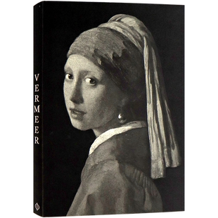 英文原版 Vermeer画家：维梅尔 约翰内斯·维米尔 精装珍藏版绘画艺术书画册 Ludwig Goldscheider Wayne Franits带珍珠耳环的少女