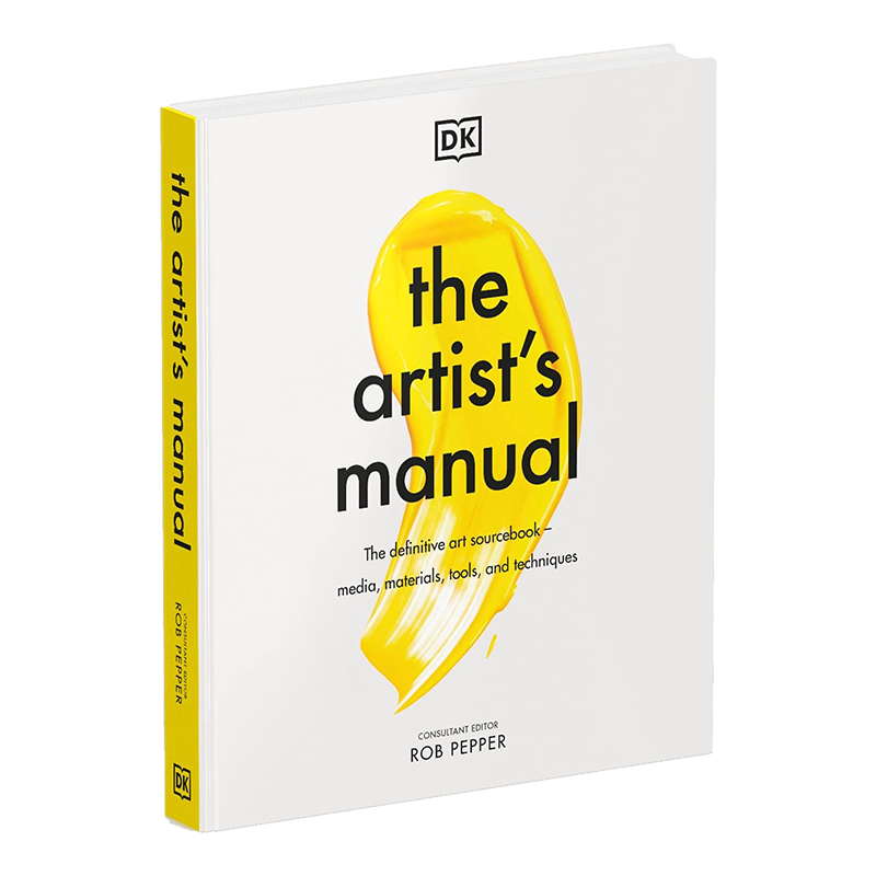 英文原版 The Artist's Manual DK 艺术家手册 艺术图解百科 插图 艺术素材、材料、工具和技术科普 素描绘画陶瓷雕塑 进口书籍
