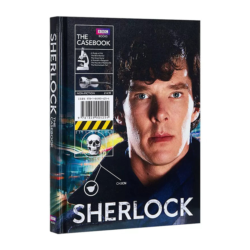 英文原版 神探夏洛克 福尔摩斯 精装 BBC Sherlock the Casebook 周边同期电视剧 侦探悬疑电影热销小说