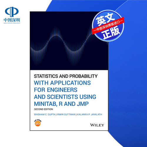 【预售 按需印刷】Wiley出版 统计与概率论及其工程应用 Statistics and Probability 进口英文正版书籍