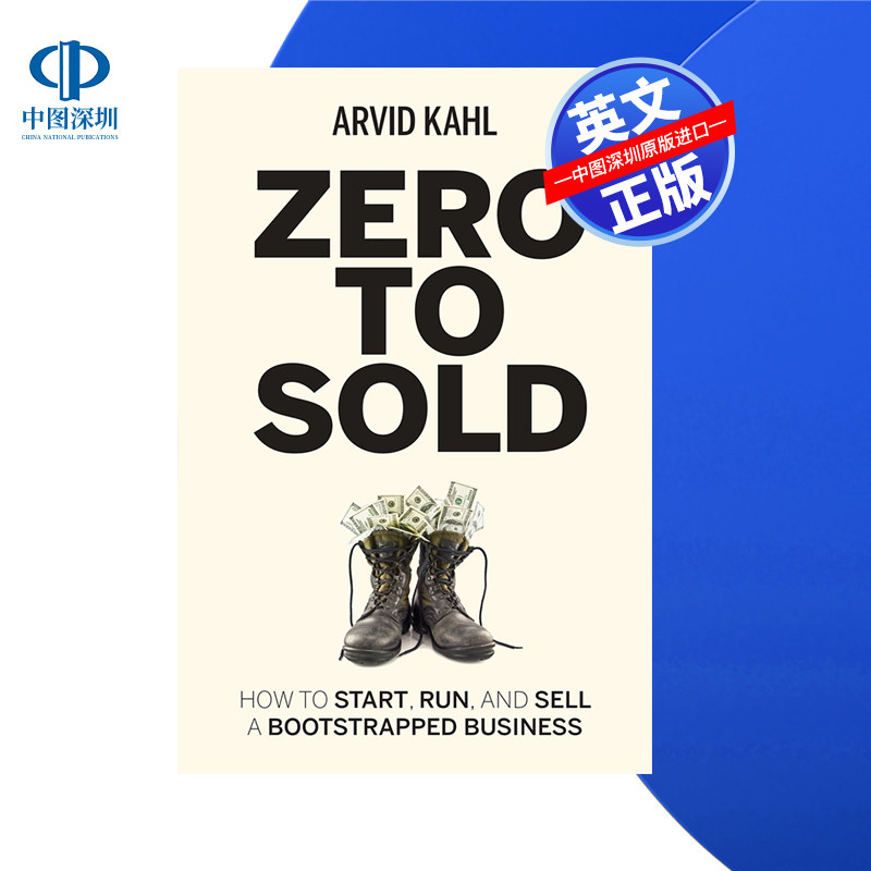 【预售 按需印刷】从零到出售 初创企业如何启动运营销售 创业参考指南 Zero to Sold 从零到销 进口英文正版书