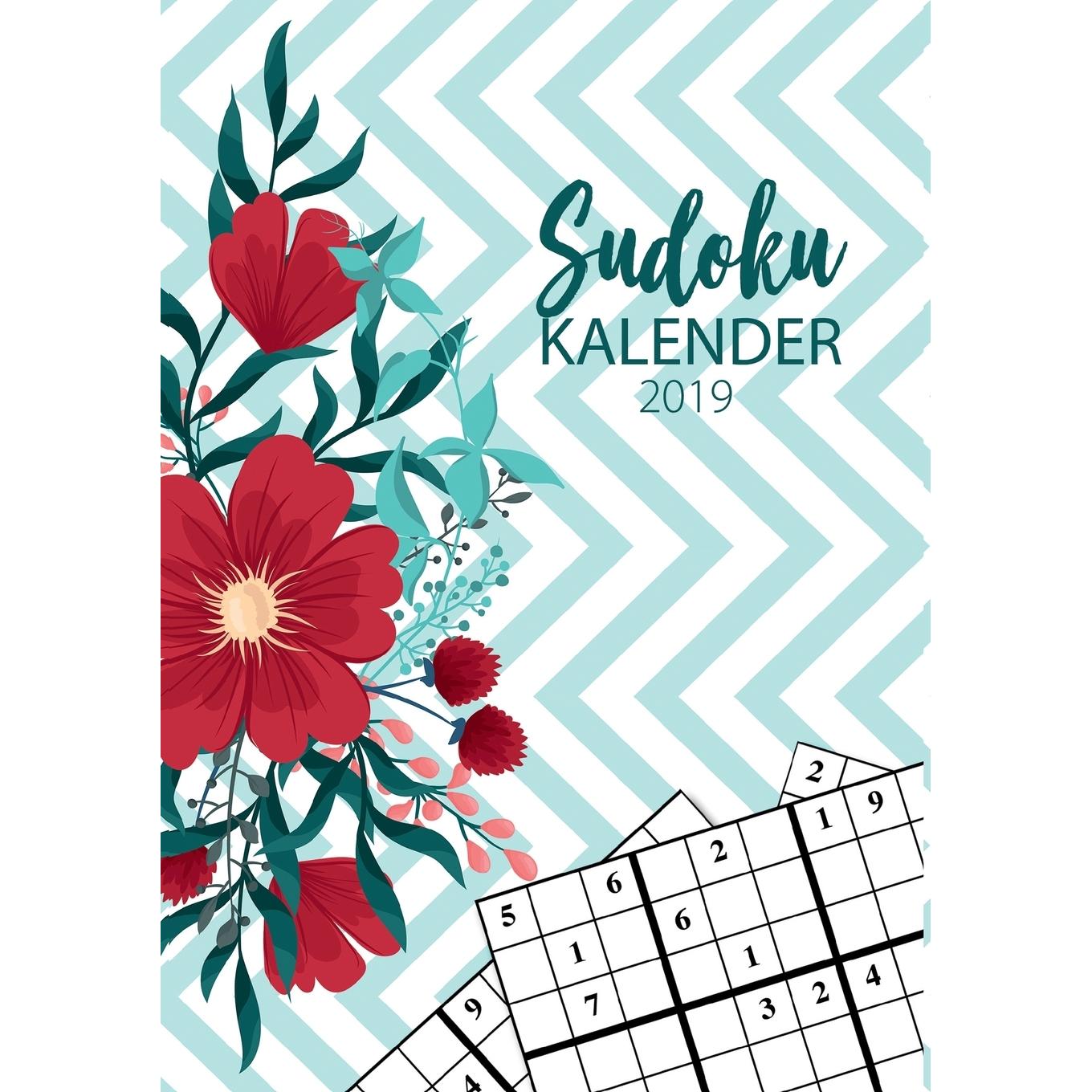【预售 按需印刷】德文原版Sudoku Kalender 2019 - Terminkalender & Planer 2019 mit über 90 kniffligen R?tseln德语ger