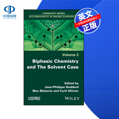 【预售 按需印刷】Wiley出版 双相化学与溶剂情况 Biphasic Chemistry and The Solvent Case 进口英文正版书籍
