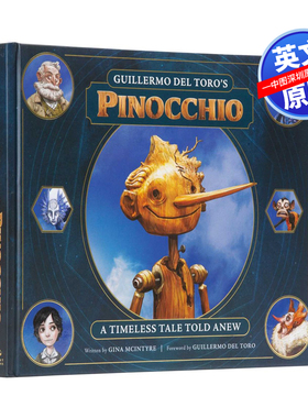 英文原版 吉尔莫·德尔·托罗的匹诺曹 奥斯卡影片定格动画美术艺术设定集 Guillermo del Toro’s Pinocchio 木偶奇遇记 进口正版