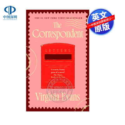 现货英文原版 The Correspondent 通讯员 Evans, Virginia 近现代作品(post c1945) NEW YORK TIMES BESTSELLER 平装