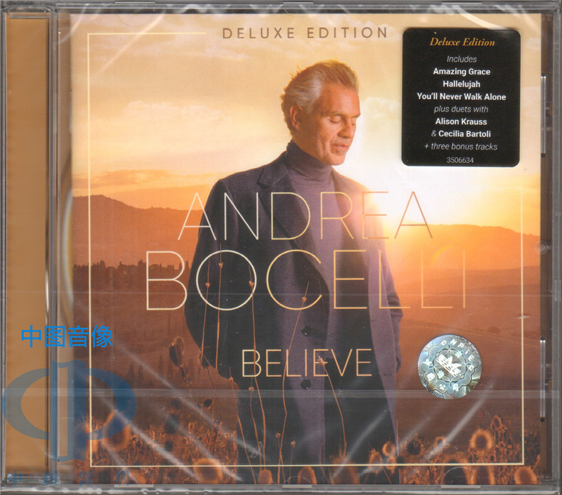 【中图音像】 Andrea Bocelli 波切利 相信 豪华版 CD 3506634
