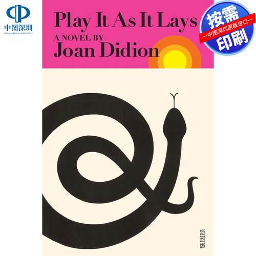 【预售 按需印刷】英文原版  随它去吧 Play It As It Lays 原版进口正版书籍