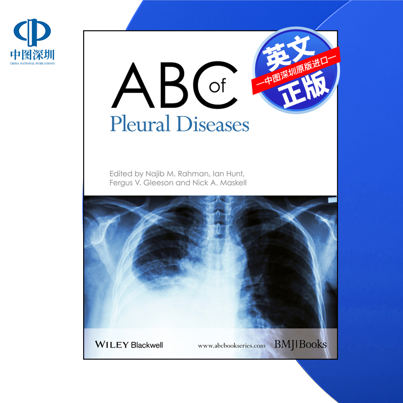 【预售 按需印刷】Wiley出版 ABC系列 胸膜疾病基础知识 ABC of Pleural Diseases  进口英文正版书籍