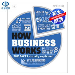 Business 精装 英文原版 Works Visually 业务运作指南 Facts 商业是如何运作 Explained 商业管理 The How