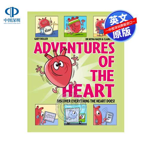 预售英文原版 Adventures of the Heart 心脏奇遇记 Claire Sipi  Nitha Naqvi 自然科普 平装 英版