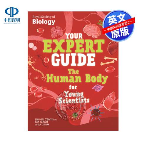 预售英文原版 Your Expert Guide: The Human Body for Young Scientists  青少年科学通识：人体奥秘 自然科普 平装 英版