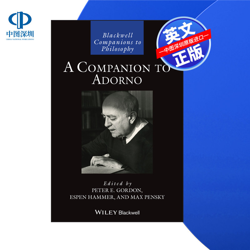 【预售 按需印刷】Wiley出版 阿多诺之伴 A Companion to Adorno 进口英文正版书籍