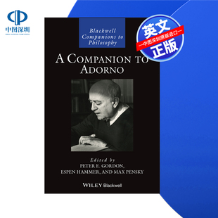 Companion 书籍 按需印刷 进口英文正版 Adorno 阿多诺之伴 Wiley出版 预售