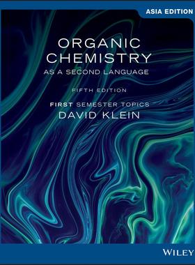 【预售 按需印刷】英文原版SC: 有机化学第二语言第一学期亚洲版SC: Org Chem 2nd Lang 1st Sem 5e ASIA Ed原装进口正版书籍