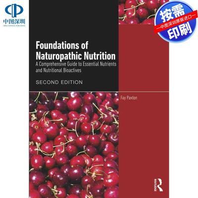 预售【按需印刷】英文原版 自然疗法营养学基础 Foundations of Naturopathic Nutrition 原装进口正版书籍