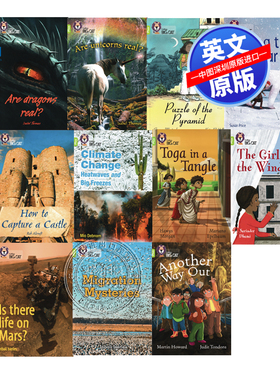 【深图】新版柯林斯大猫英语分级阅读11+ 浅绿色套装A级11册 Collins Big Cat-Band Lime Plus Set A 学生英文分阶课外教材读物