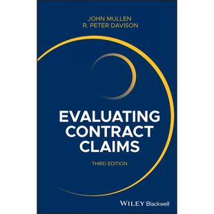 書籍 Edition原裝 第3版 英文原版 進口正版 Contract 按需印刷 Claims 3rd Evaluating 預售 評估合同索賠