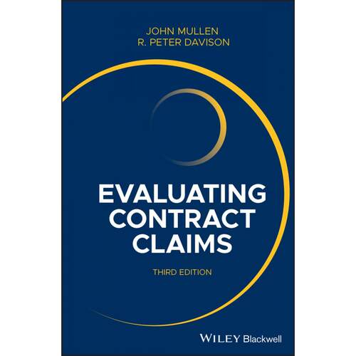 【预售 按需印刷】英文原版评估合同索赔，第3版Evaluating Contract Claims  3rd Edition原装进口正版书籍