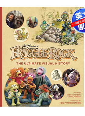 英文原版 布偶奇遇记 芝麻街 视觉艺术史 Fraggle Rock: The Ultimate Visual History 进口英文正版书籍