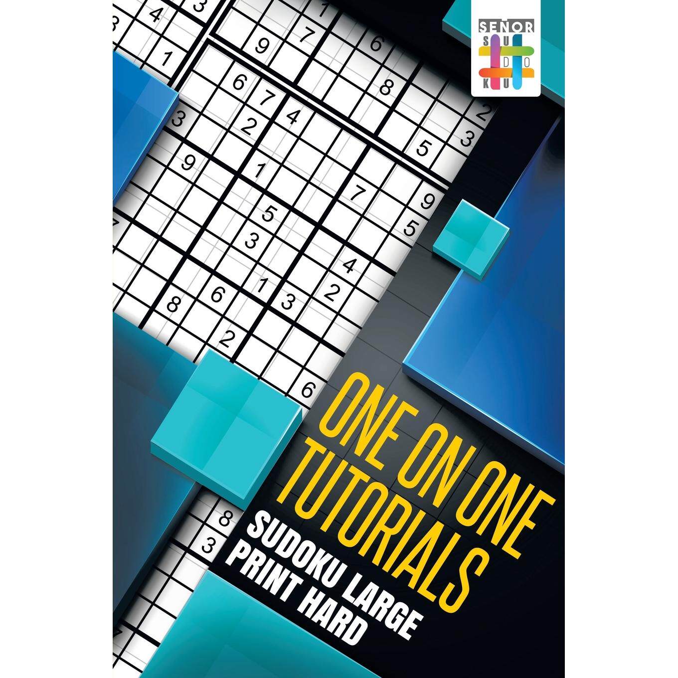 【预售 按需印刷】英文原版One on One Tutorials | Sudoku Large Print Hard进口原版正版书籍