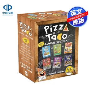 and Special 披萨与塔可午市套餐：6册盒装 Pizza 童趣绘本 预售英文原版 Set Taco 版 Book Lunch 套装 Boxed