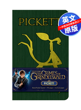 英文原版 神奇动物在哪里 精装 皮克特 皮奇 笔记本 Fantastic Beasts Pickett Ruled Pocket Journal 木精 哈利波特 周边书