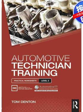 预售【按需印刷】英文原版 汽车技师培训：实用工作表级别3 Automotive Technician Training: Practical Worksheets Level 3 原装
