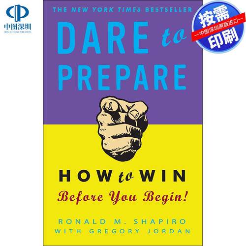 预售【按需印刷】英文原版 敢于准备Dare to Prepare原版进口书籍
