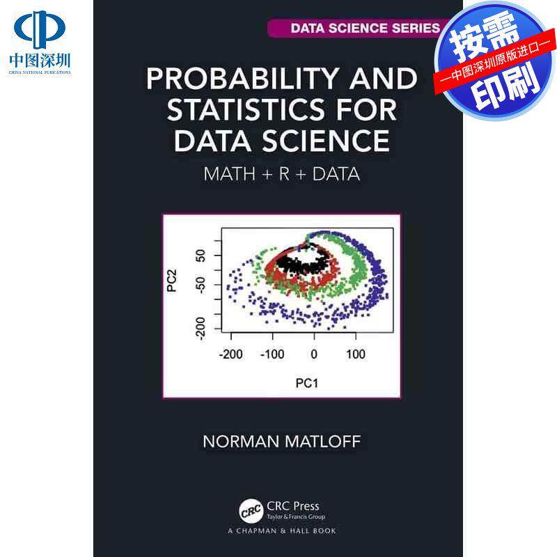 预售【按需印刷】英文原版 数据科学的概率与统计 Probability and Statistics for Data Science 原装进口正版书籍