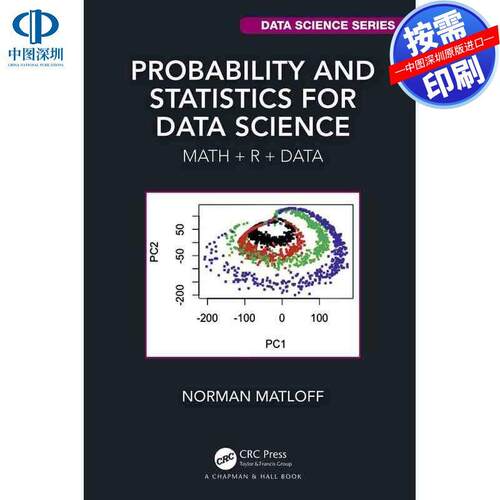 预售【按需印刷】英文原版 数据科学的概率与统计 Probability and Statistics for Data Science 原装进口正版书籍