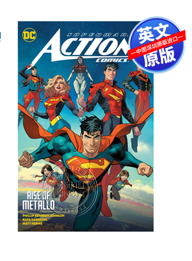 英文原版  DC漫画 超人 动作漫画卷1 金属乐队的崛起 Superman: Action Comics Vol 1: Rise of Metallo 进口英文正版书籍