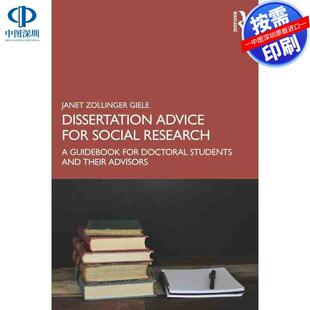 预售【按需印刷】英文原版 社会研究论文写作建议 Dissertation Advice for Social Research 原装进口正版书籍