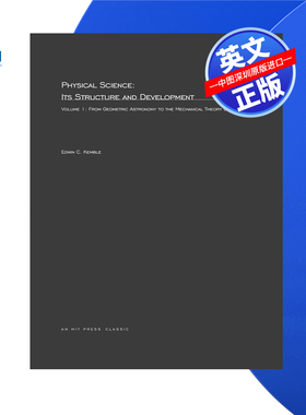 【预售 按需印刷】物理科学，结构与发展，第1卷 Physical Science, Its Structure and Development, Volume 1进口英文正版书籍
