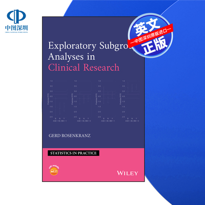 【预售 按需印刷】Wiley出版 临床研究中的探索性亚组分析 Exploratory Subgroup Analyses in Clinical Research进口英文正版书籍