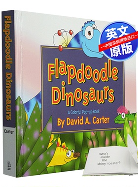 英文原版 Flapdoodle Dinosaurs 恐龙 立体书 科普读物 英文版进口原版英语书籍 正版 趣味儿童读物