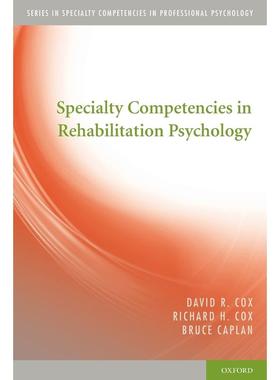 预售【按需印刷】英文原版 Specialty Competencies in Rehabilitation Psychology康复心理学的专业能力 牛津大学出版 原装进口正