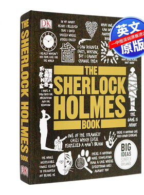 英文原版 夏洛克·福尔摩斯百科全书 The Sherlock Holmes Book 人类的思想百科丛书 全彩精装版 DK出版 进口书 正版