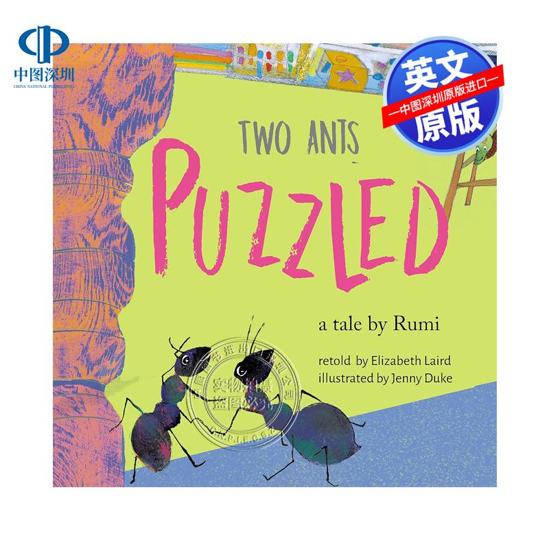 预售英文原版 两只蚂蚁困惑了！伊丽莎白·莱尔德和珍妮·杜克 Two Ants Puzzled!: Elizabeth Laird and Jenny Duke