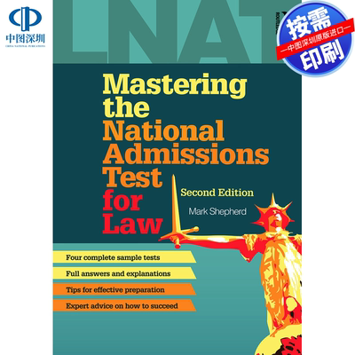 预售【按需印刷】英文原版 掌握法律国家入学考试 Mastering the National Admissions Test for Law 原装进口正版书籍