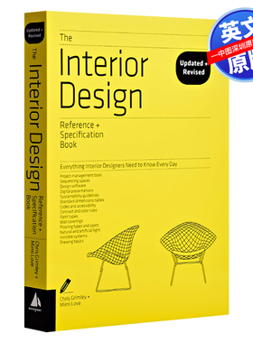 英文原版  室内设计百科 家居装修设计 设计理论历史The Interior Design Reference & Specification Book updated & revised