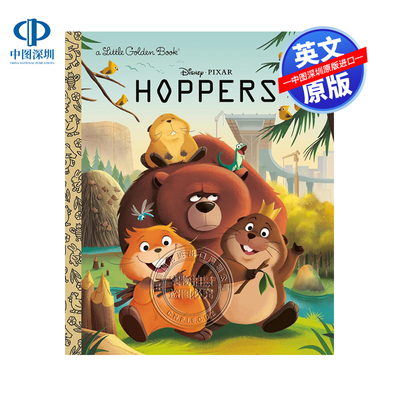 预售英文原版 迪士尼 皮克斯小兔子小金书 Disney/Pixar Hoppers Little Golden Book 童趣绘本 精装