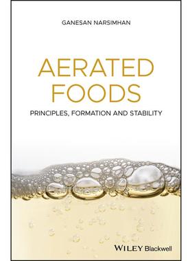 【预售 按需印刷】英文原版充气食品Aerated Foods原装进口正版书籍