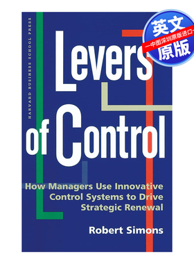 英文原版 控制杠杆 ：管理者如何使用创新的控制系统来推动战略更新 Levers of Control 哈佛商业评论 进口正版书籍