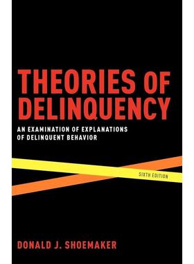 预售【按需印刷】英文原版 Theories of Delinquency  犯罪理论  牛津大学出版 原版进口正版书籍