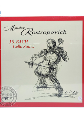 【中图音像】巴赫：大提琴组曲 4LP黑胶 罗斯特罗波维奇 95079147