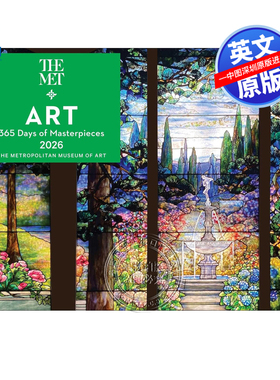 英文原版 大都会艺术博物馆 2026年日历 313幅画作 Art: 365 Days of Masterpieces Calendar 办公室桌面装饰礼物摆件台历