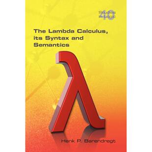 【预售 按需印刷】英文原版 λ演算——其语法和语义 The Lambda Calculus. Its Syntax and Semantics 进口原版正版书籍