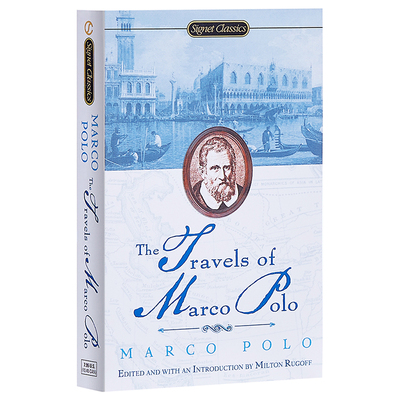 英文原版 马可波罗游记 内附路线图 历史记录 Travels of Marco Polo 英文版经典名著小说 东方见闻录 哥伦布 进口书籍 正版