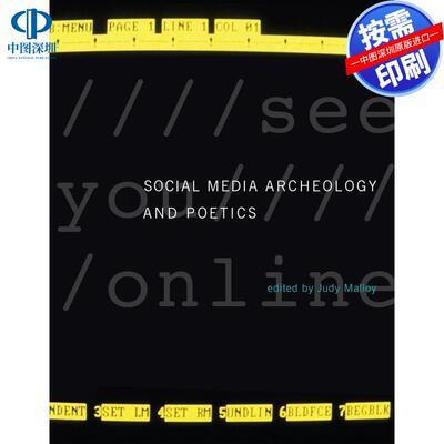 【预售 按需印刷】英文原版  社交媒体考古学与诗学 Social Media Archeology and Poetics 原版进口正版书籍