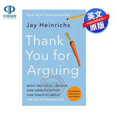 预售英文原版 感谢您的争论，第四版（修订和更新）Thank You for Arguing  Fourth Edition (Revised and Updated)